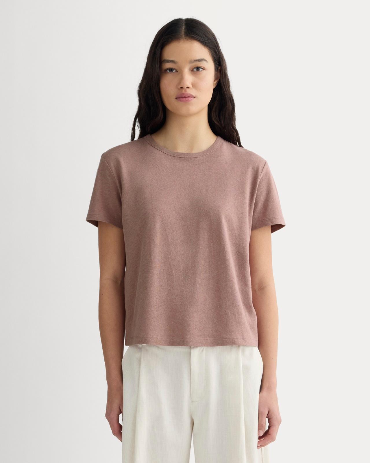 Womens Box-Cut T-Shirt in Cotton Linen by Everlane Product Image
