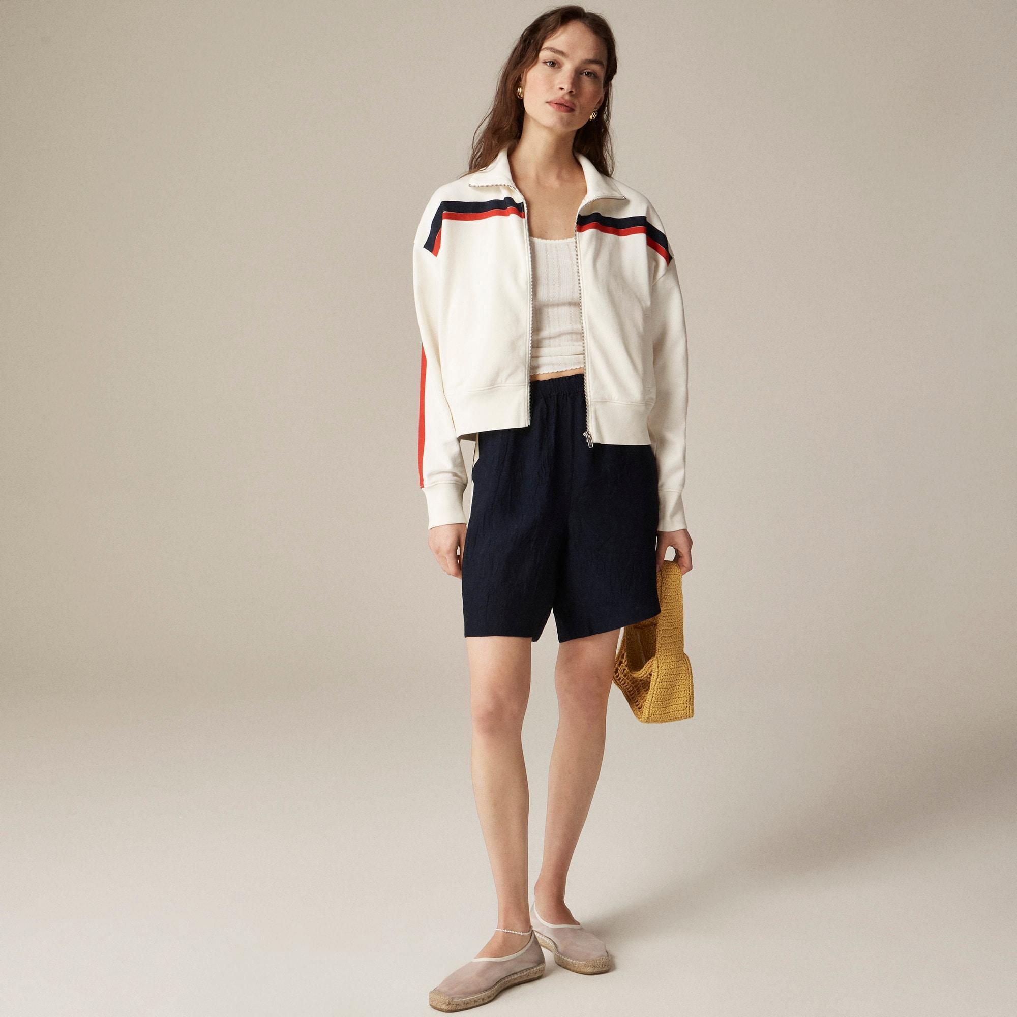 Terry full-zip track jacket Product Image