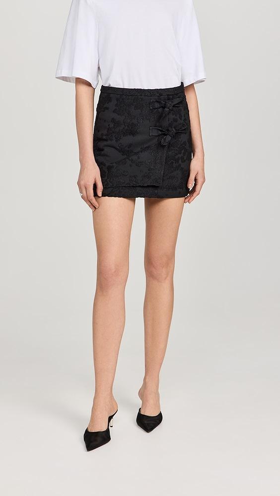 GANNI Boucle Jacquard Suiting Miniskirt | Shopbop Product Image