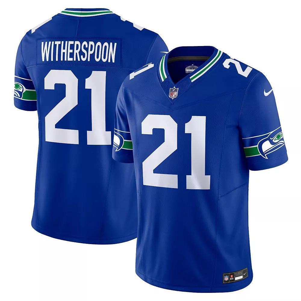 Men's Nike Devon Witherspoon Royal Seattle Seahawks Alternate Vapor F.U.S.E. Limited Jersey,  Product Image