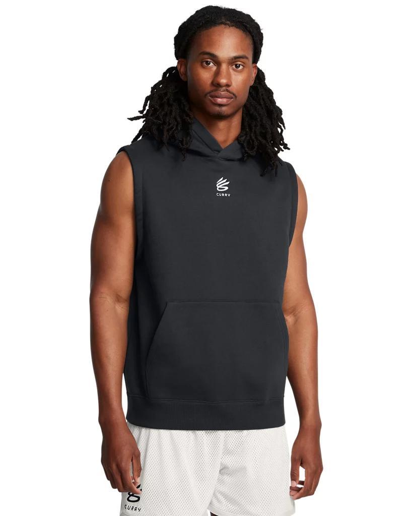 Men's Curry Splash Sleeveless Hoodie Product Image