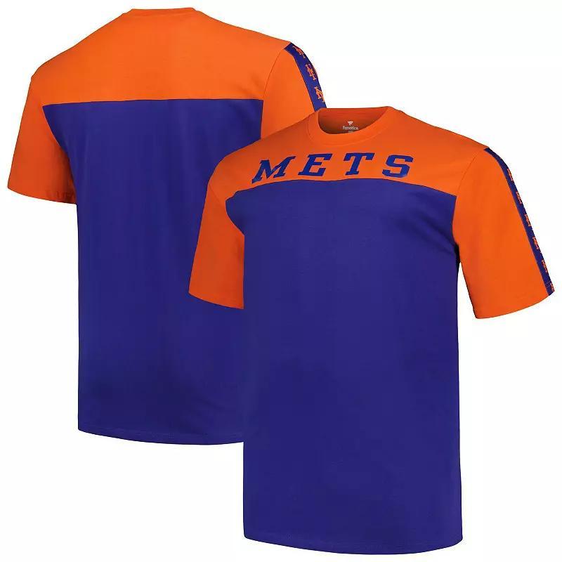 Mens Profile /Royal New York Mets Big & Tall Yoke Knit T-Shirt Product Image