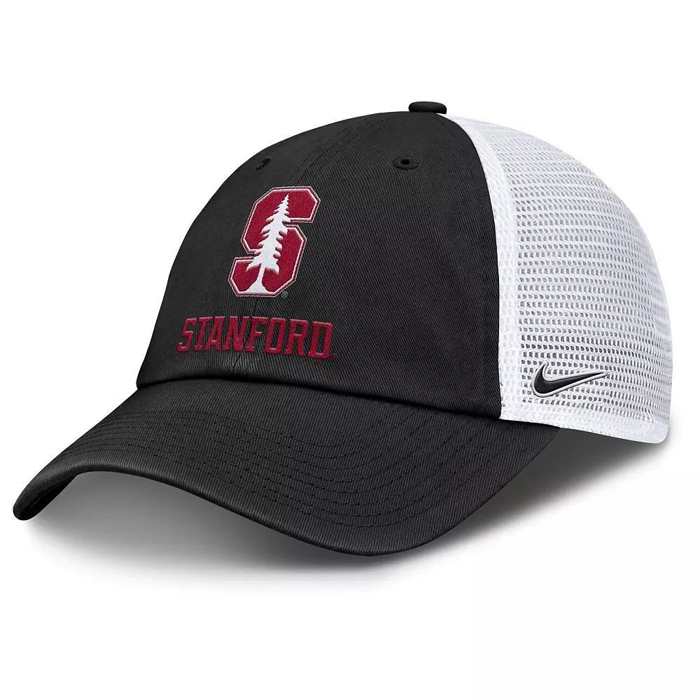 Men's Nike Black Stanford Cardinal Club Trucker Adjustable Hat Product Image