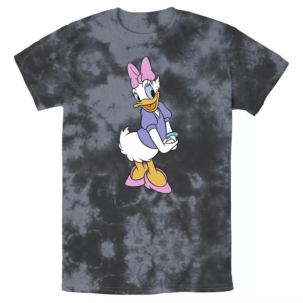 Disney's Daisy Duck Men's Traditional Pose Wash Tee, Size: XL, White Blue Product Image