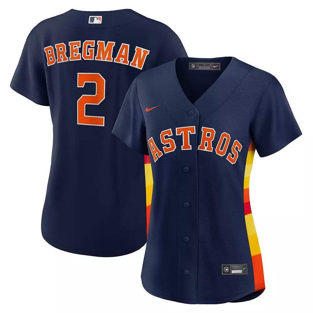 Women's Nike Navy Houston Astros Alternate Replica Player Jersey, Size: Medium, Blue Product Image