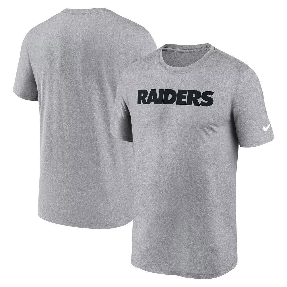 Men's Nike Heather Gray Georgia Bulldogs Primetime Legend Wordmark T-Shirt,  Product Image