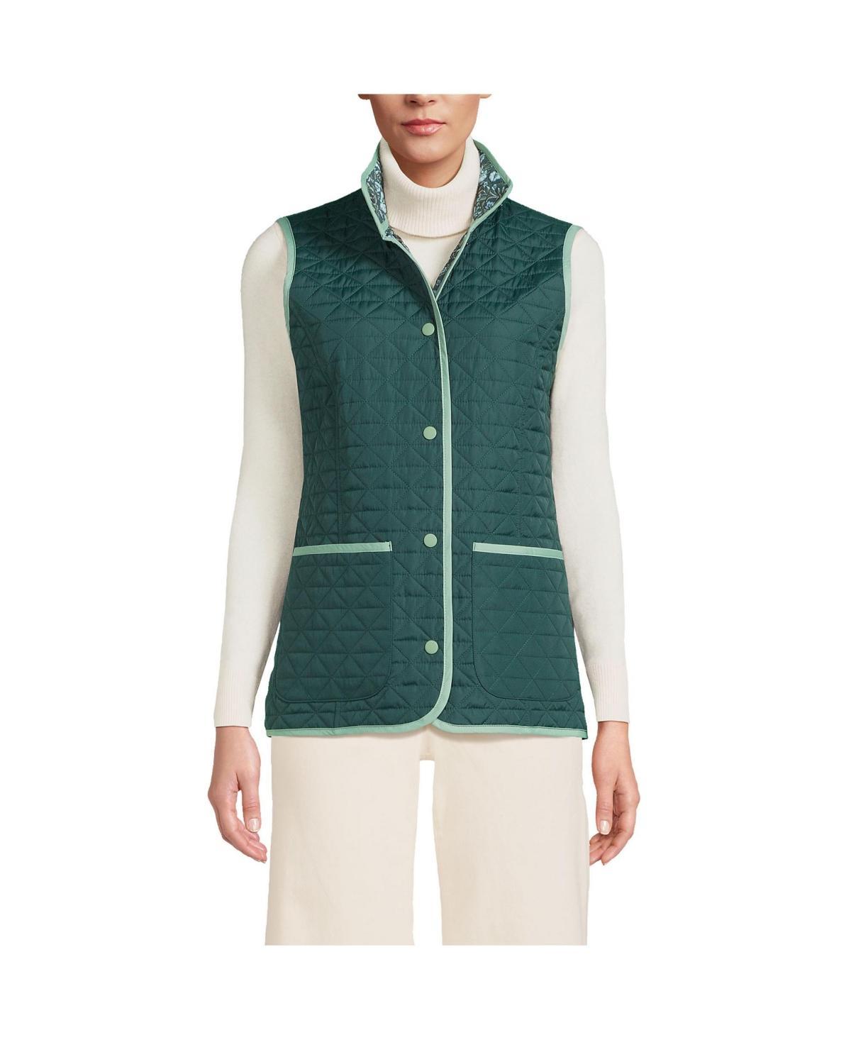 Womens Lands End Insulated Reversible Primaloft Vest Product Image