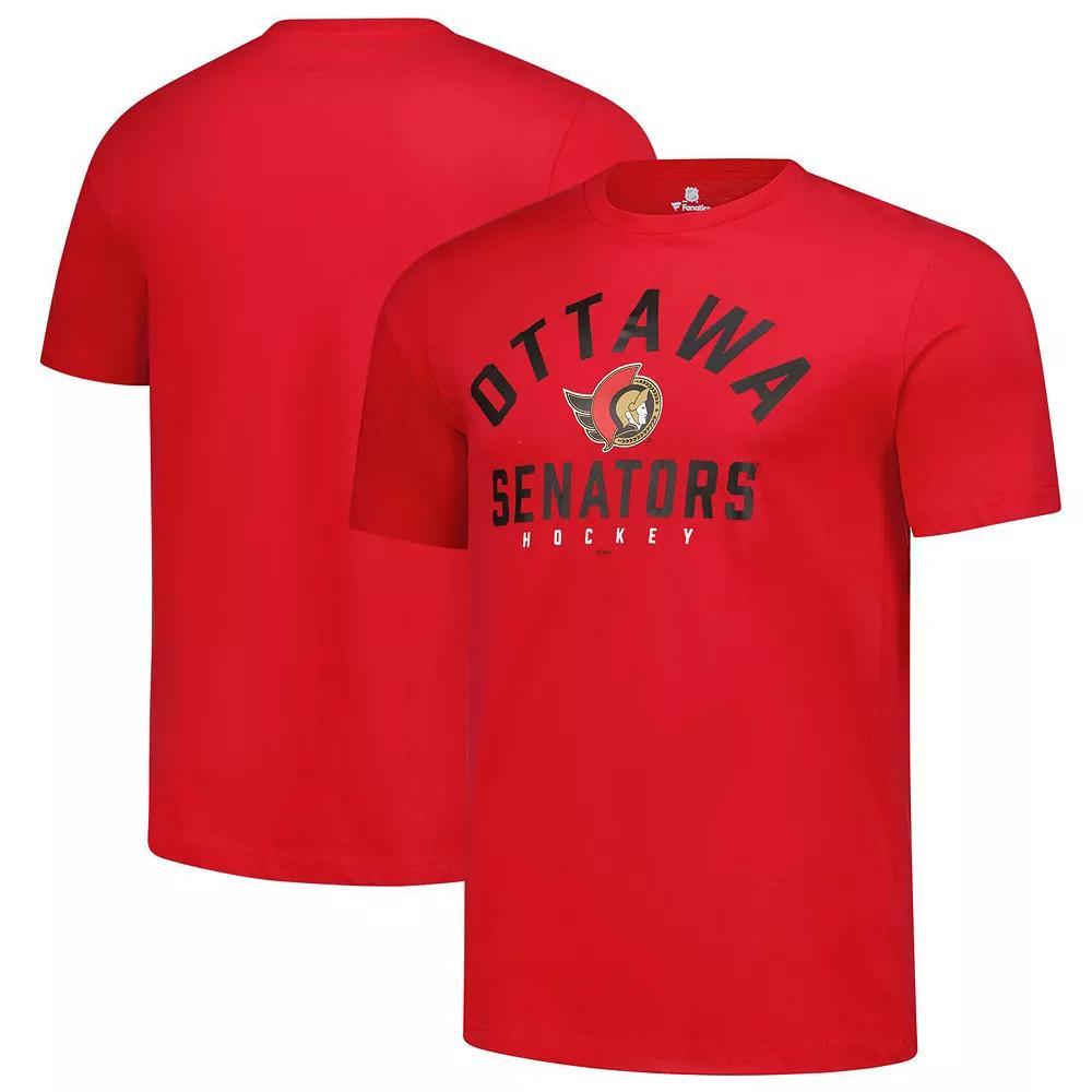 Men's Fanatics Red Ottawa Senators T-Shirt,  Product Image