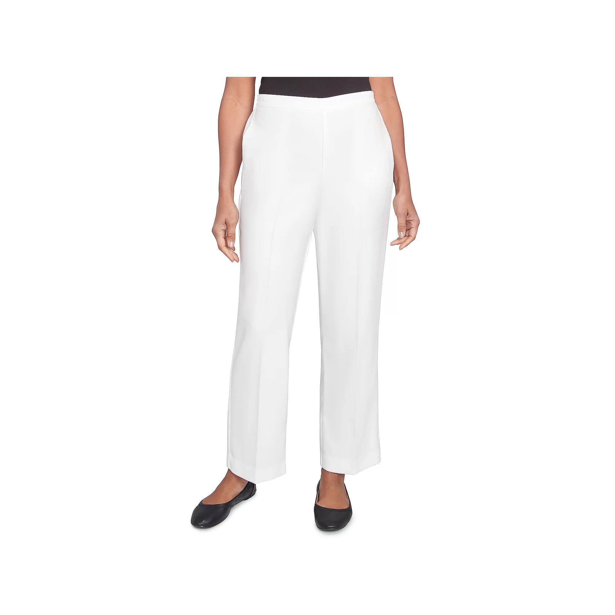 Women's Alfred Dunner Estate Pull-On Medium Length Pants,  Product Image