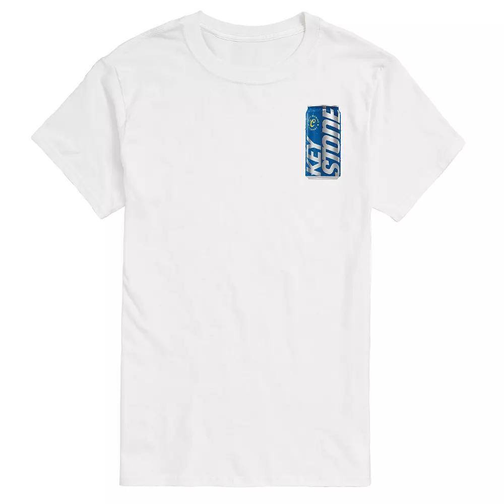 Men's Keystone Light Bottle Can Graphic Tee, Size: Small, White Product Image