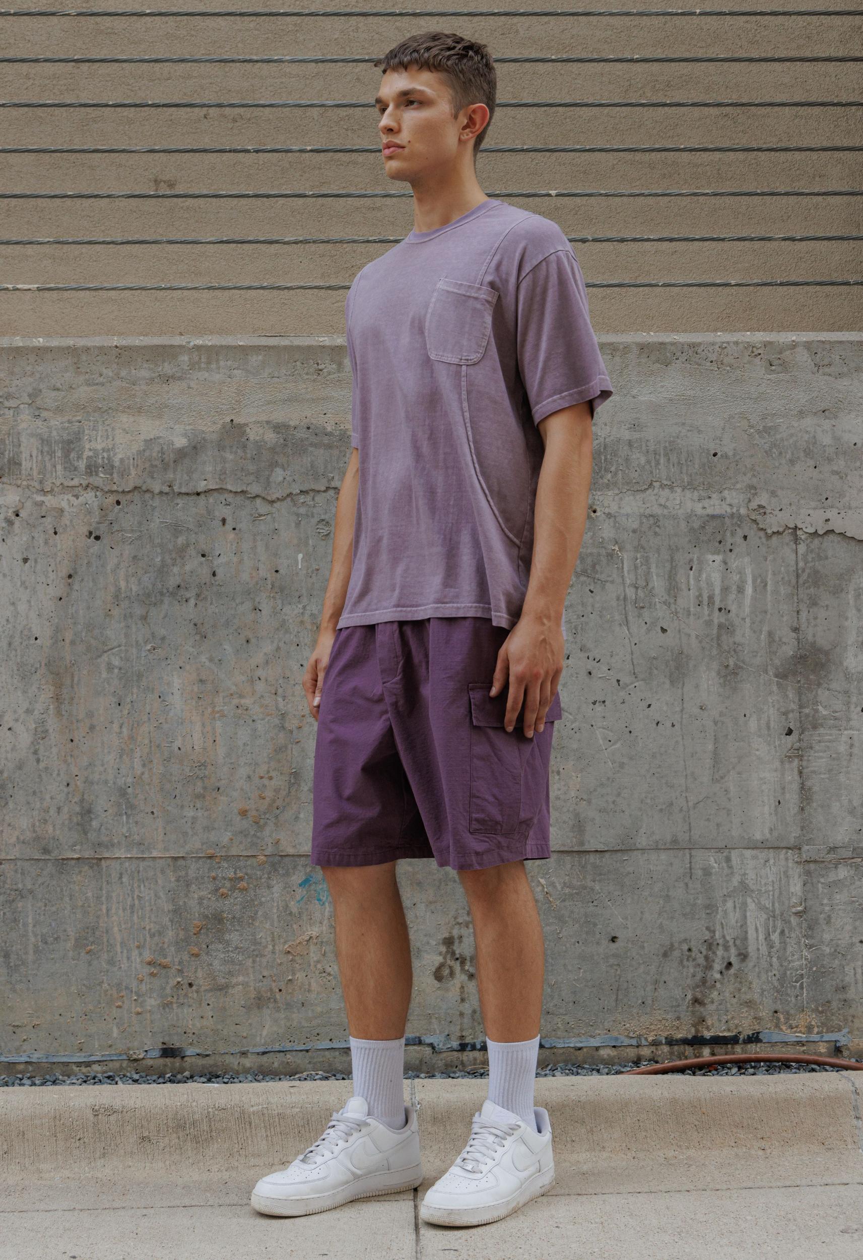 Cargo Shorts in Plum Product Image