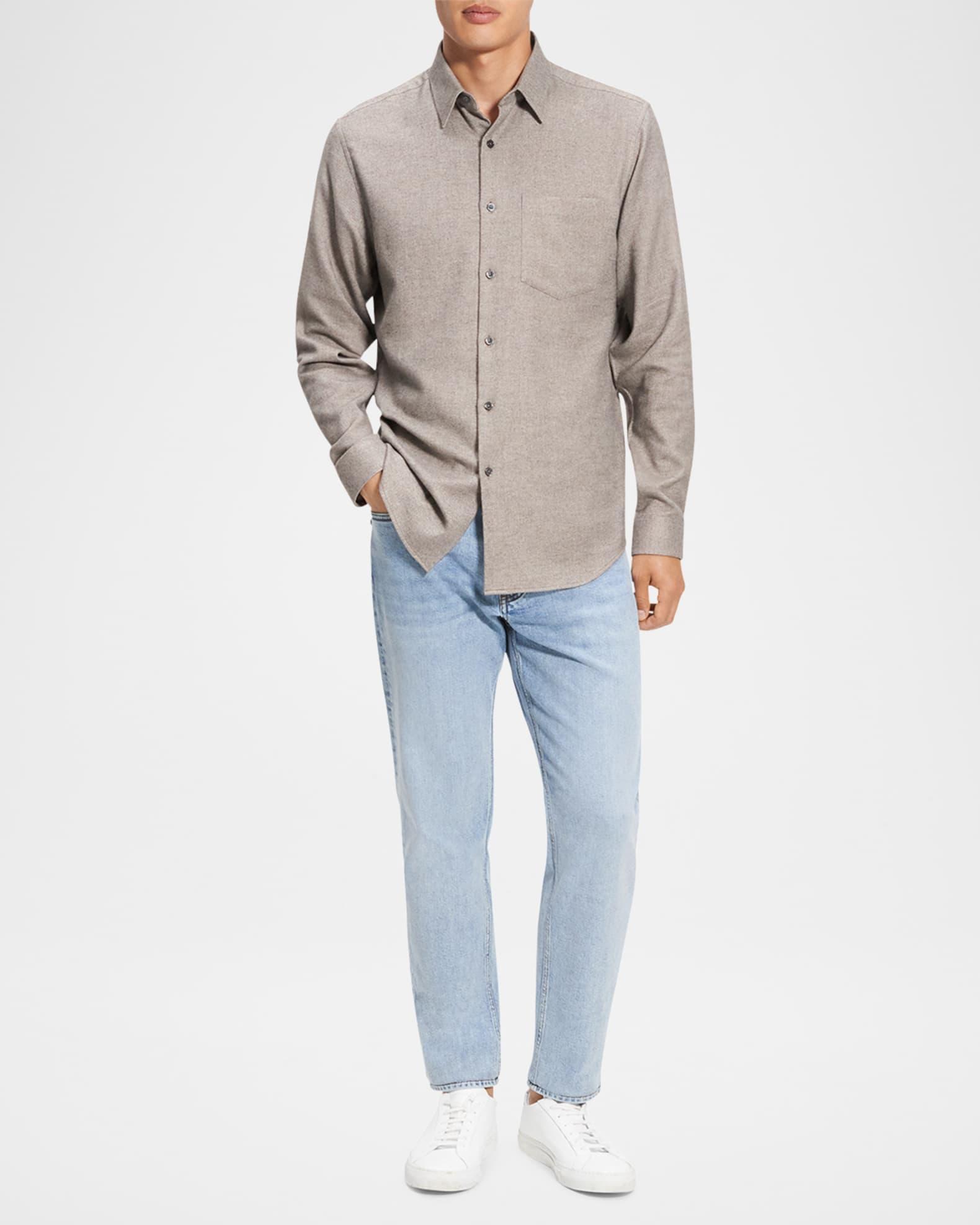 Men's Irving Twill Pocket Casual Button-Down Shirt Product Image