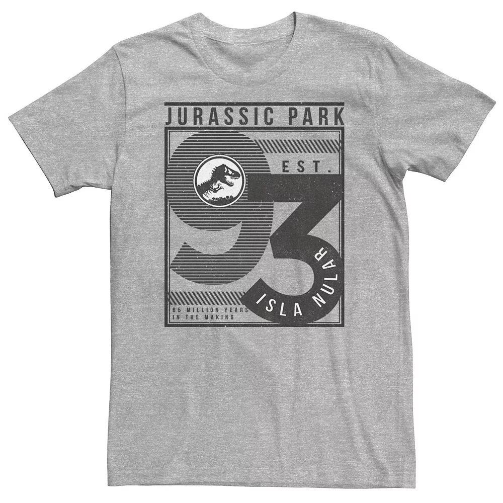 Big & Tall Jurassic Park Est. 93 Isla Nublar Poster Tee, Men's,  Product Image