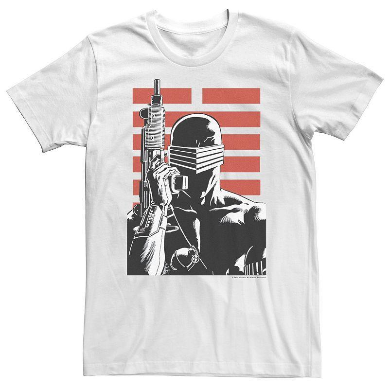 Big & Tall G.I. Joe Snake Eyes Portrait Tee, Men's, Size: 4XLT, White Product Image