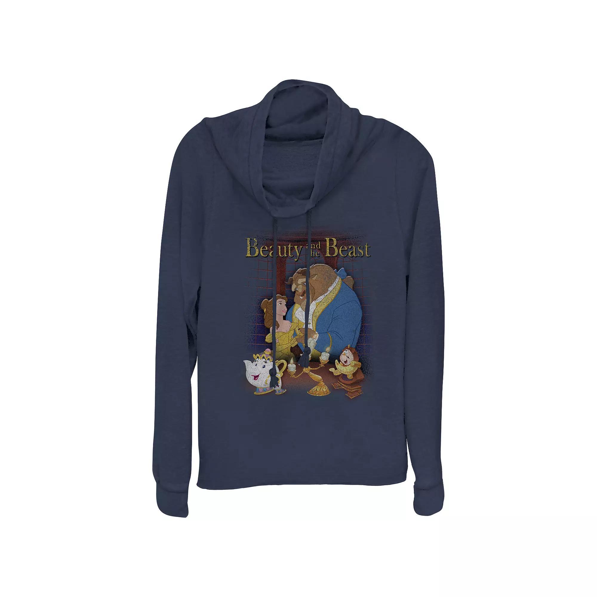 Juniors' Beetlejuice 2 Classified Ads Cowlneck Graphic Lightweight Long Sleeve, Girl's,  Product Image