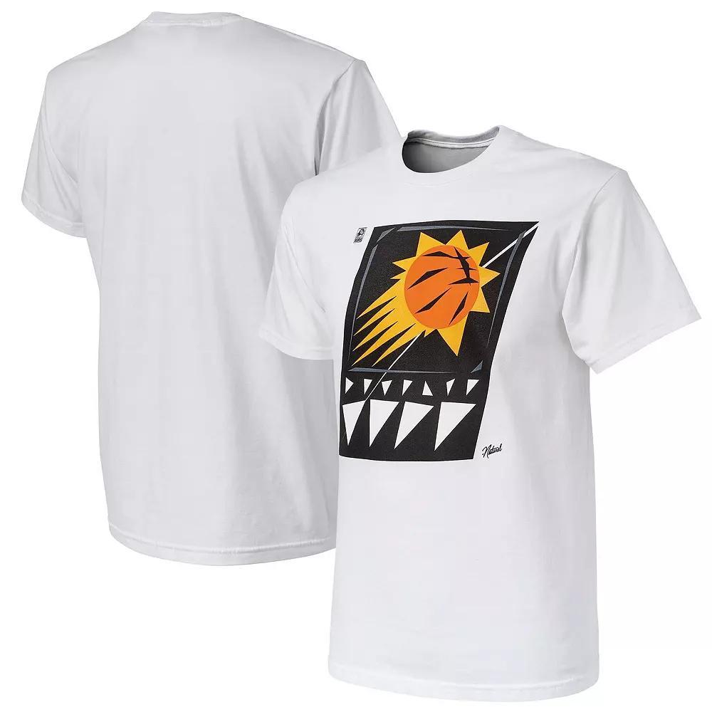 Men's NBA x Naturel White Phoenix Suns No Caller ID T-Shirt, Size: Large, Phx White Product Image