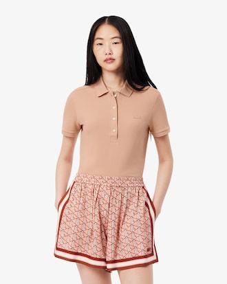 L.12.D Slim Fit Stretch Piqué Polo Shirt Product Image