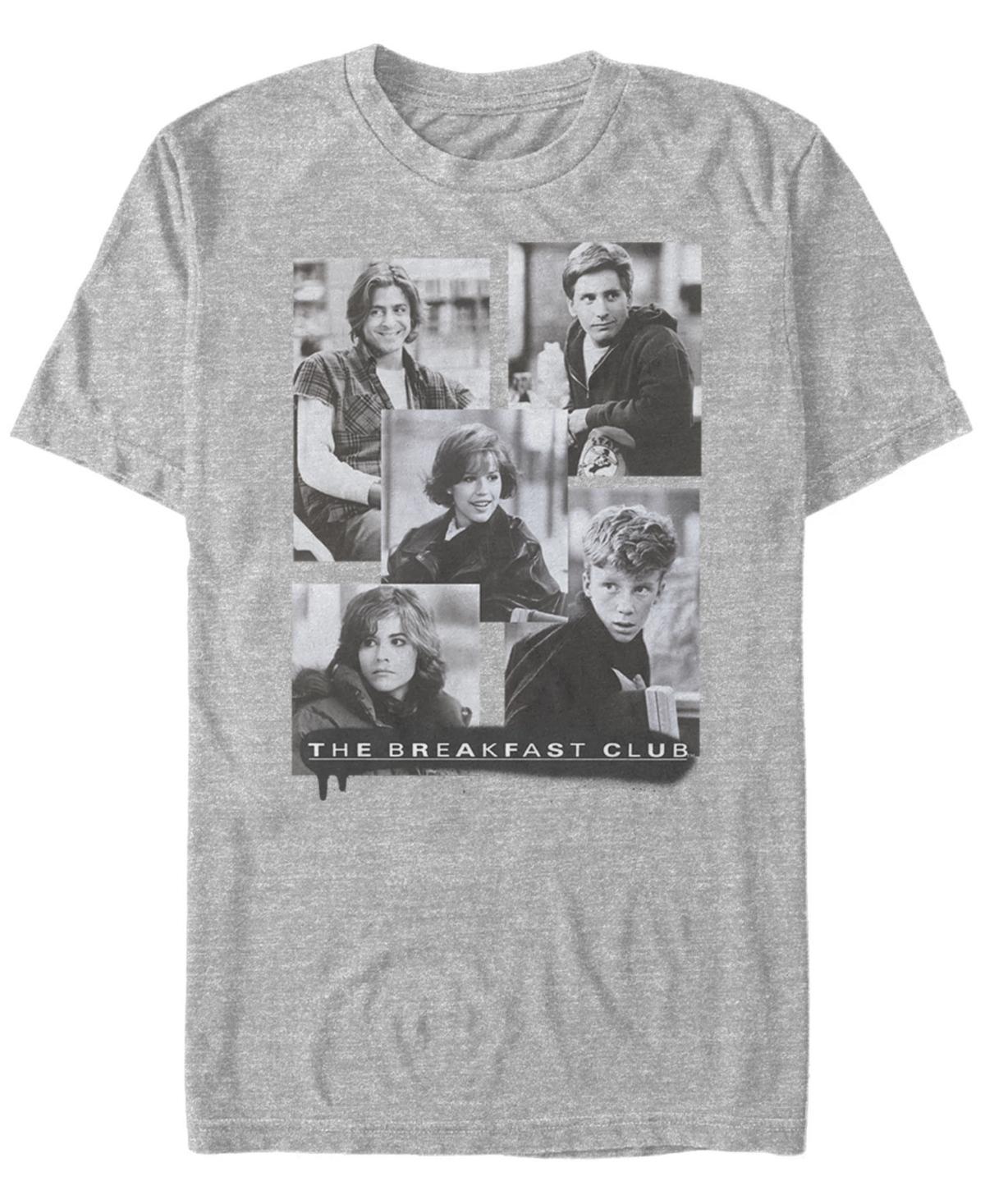 Men's The Breakfast Club Character Tee, Size: Medium, Athletic Grey Product Image