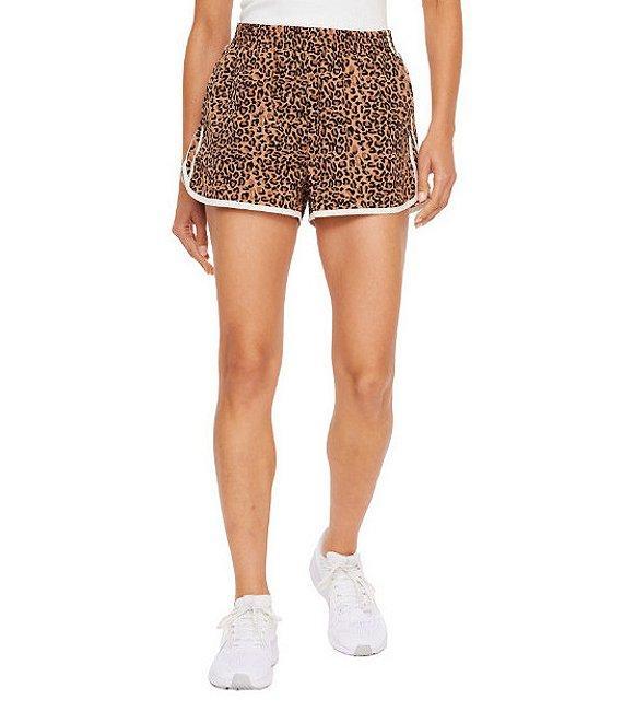 The Upside Spirit Leopard Print Opal Run Shorts Product Image