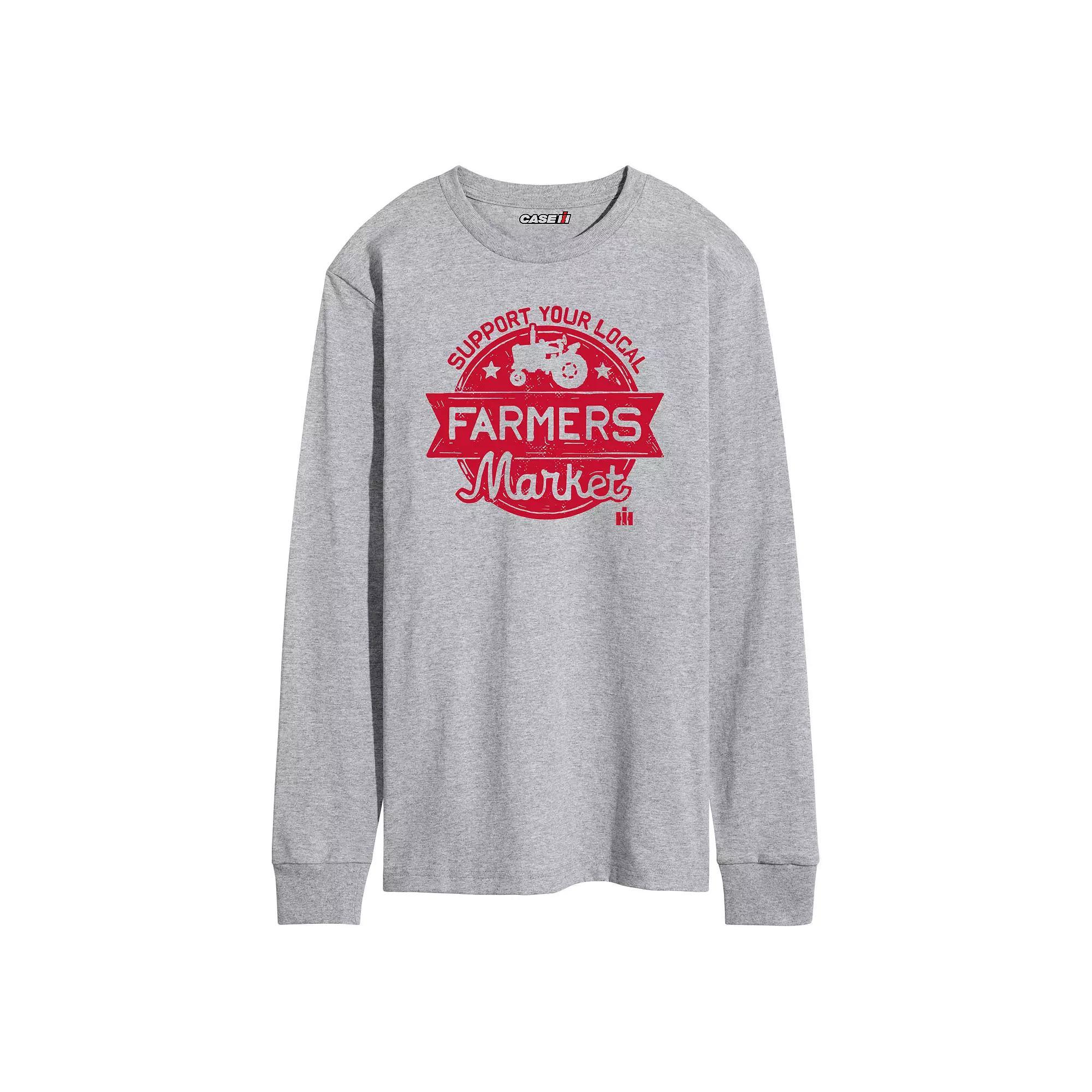 Men's Case IH Support Local Farmers Long Sleeve Graphic Tee,  Product Image