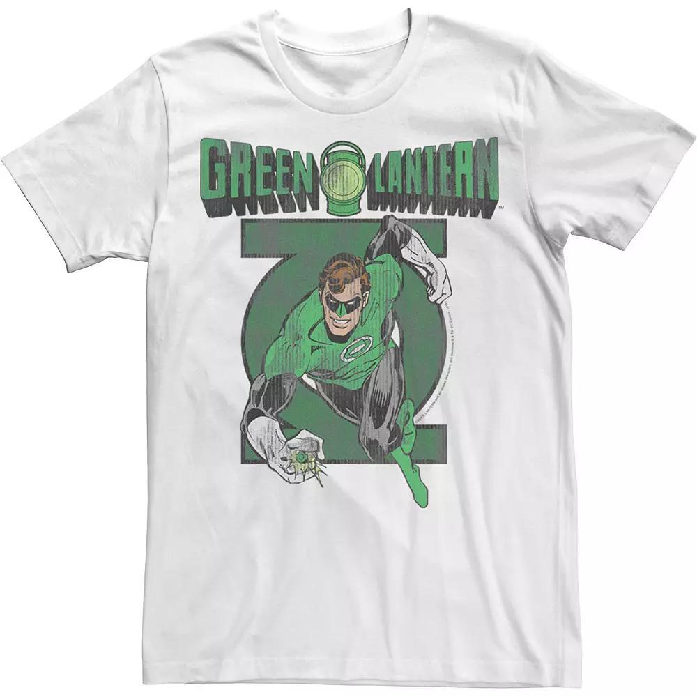 Men's Green Lantern Run Hal Run Logo Tee, Size: Small, White Product Image