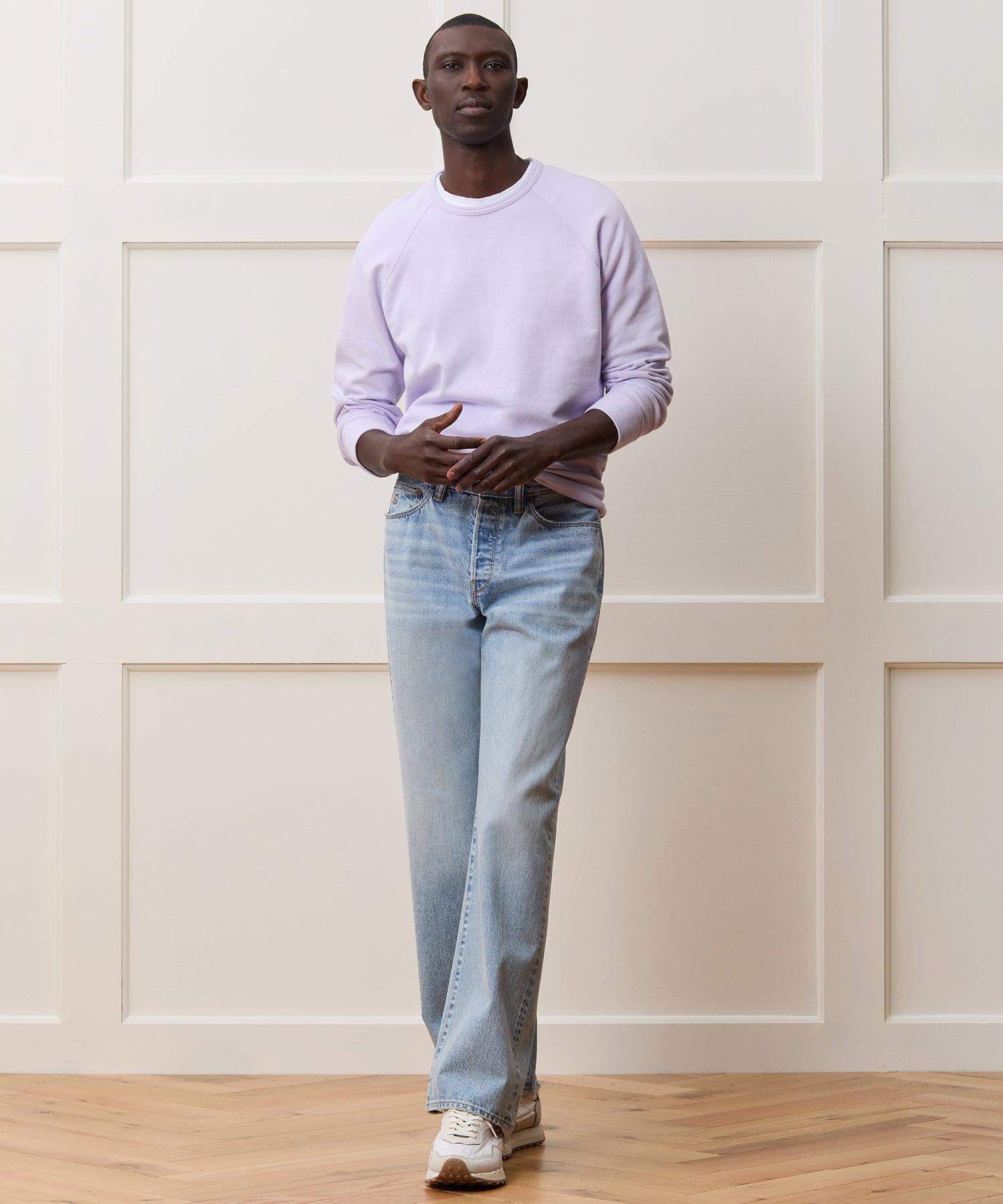 Lightweight Terry Cloth Crew Product Image