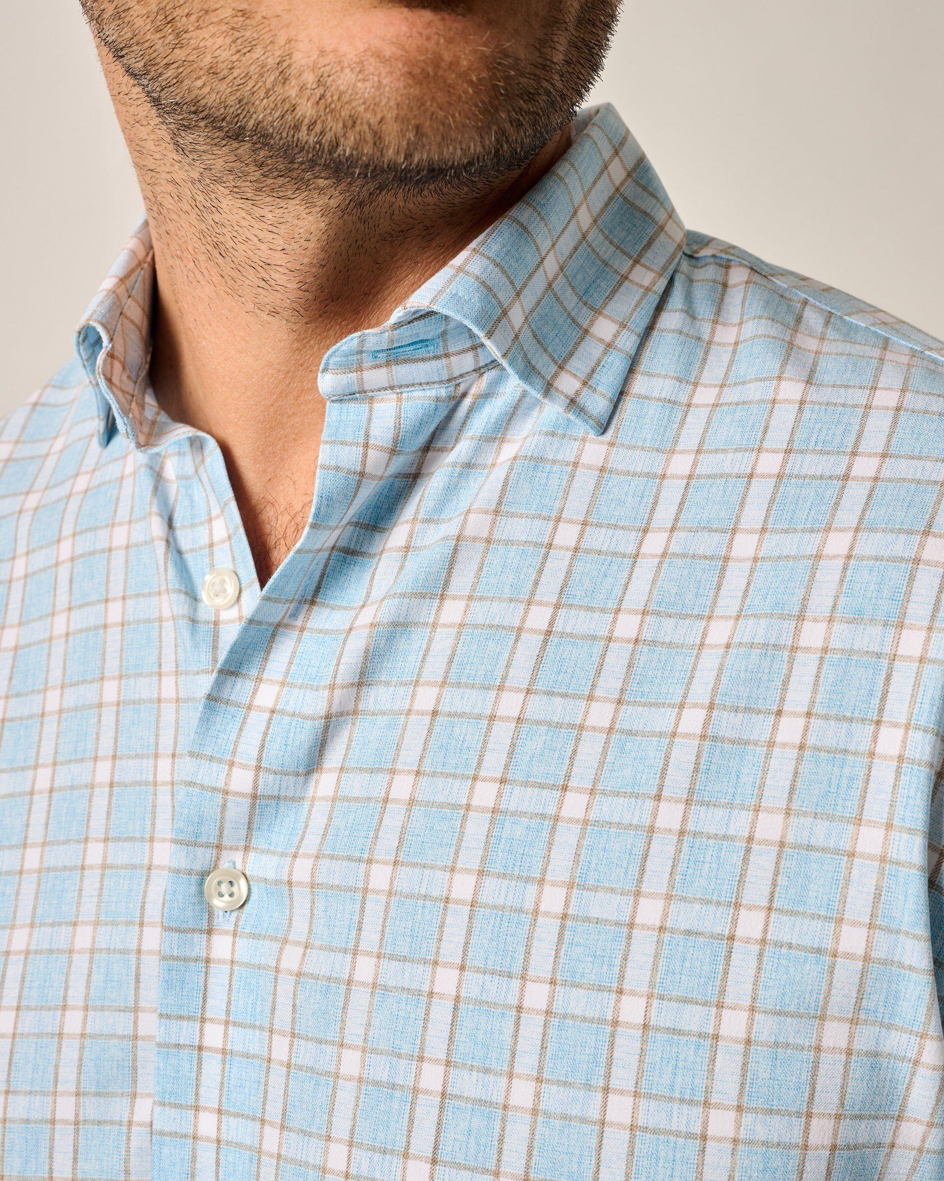 Performance Button Up Shirt - Burleigh Male Product Image