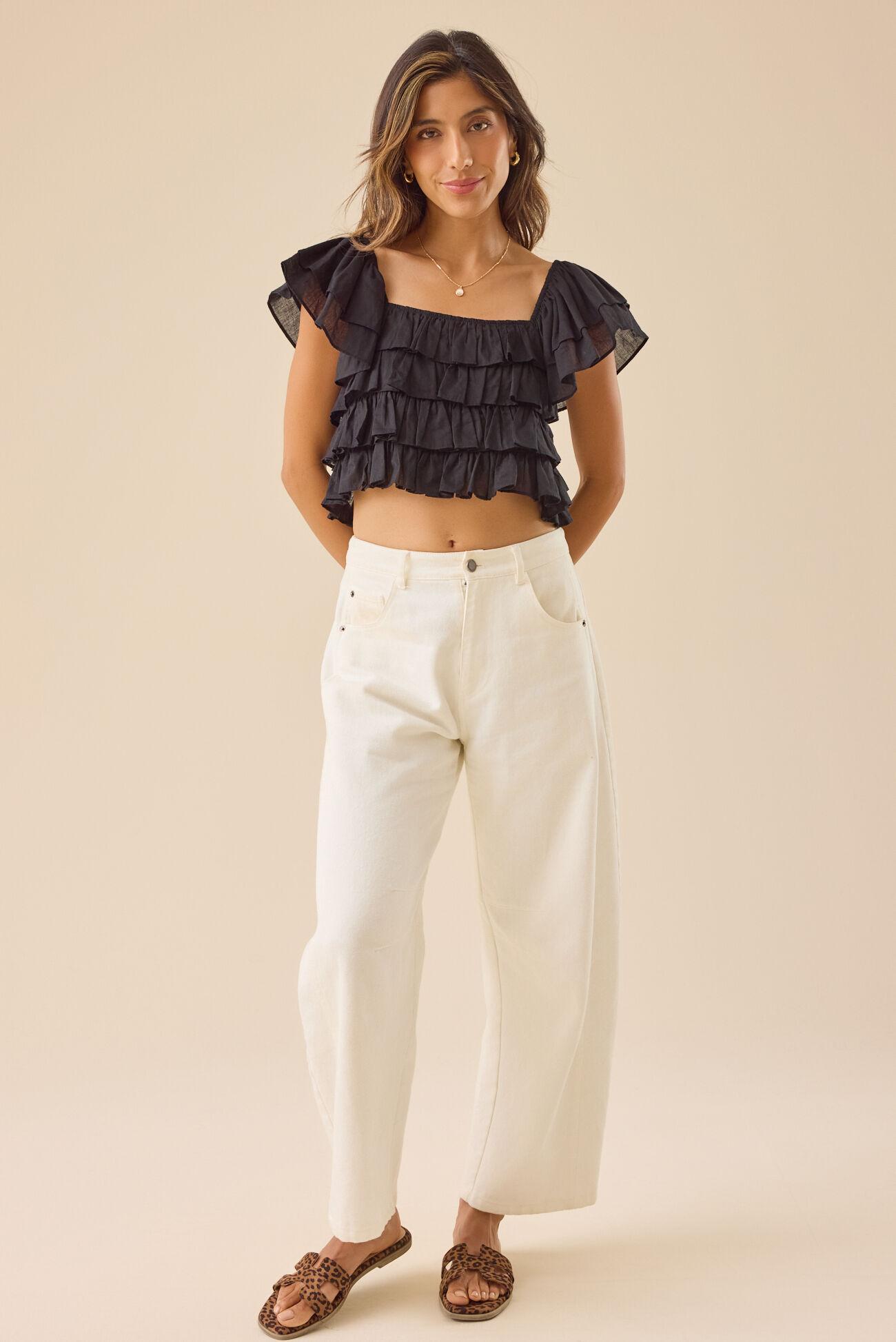 Simone Ruffle Top Product Image