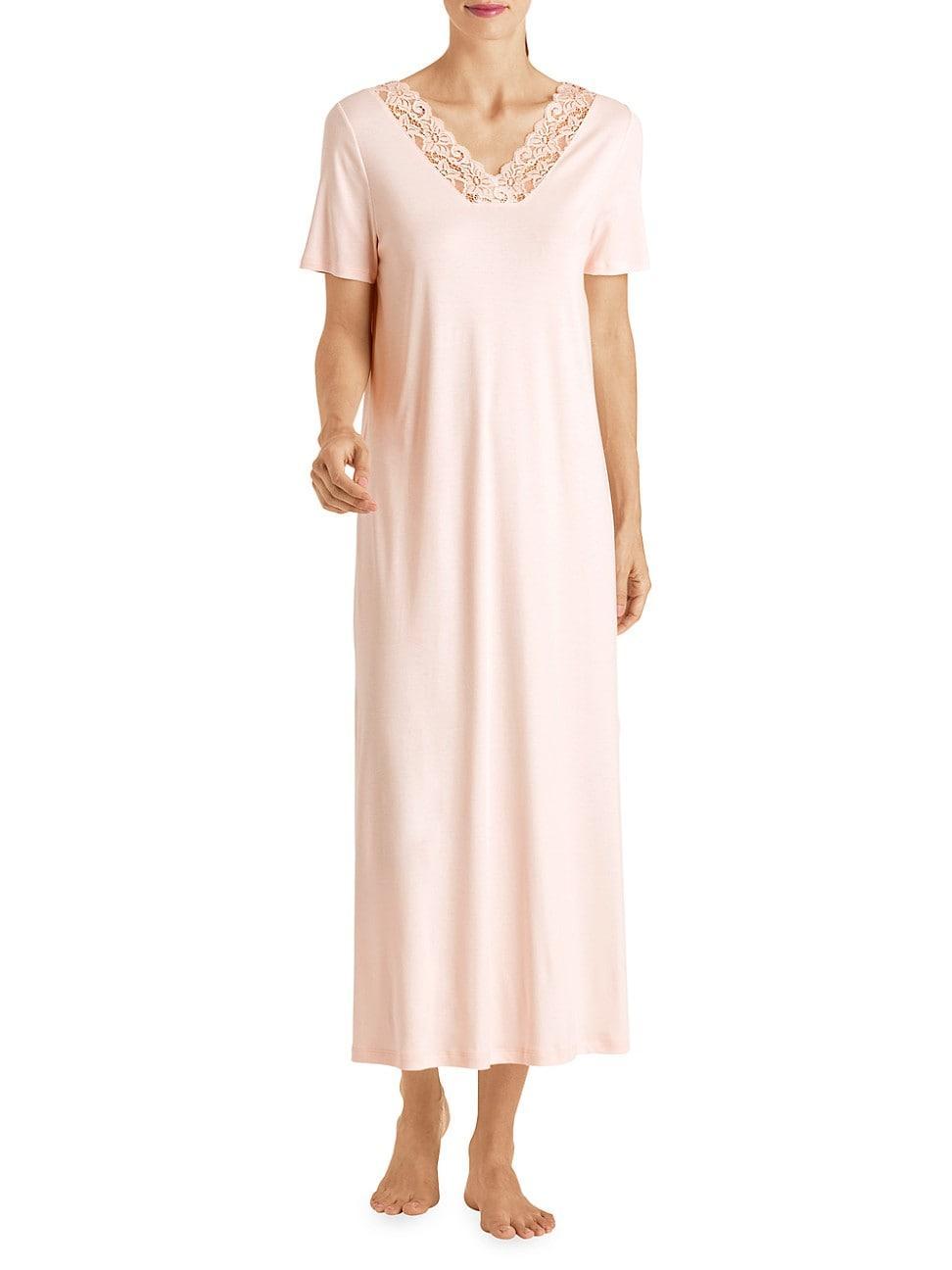 Moments Short-Sleeve Long Nightgown Product Image