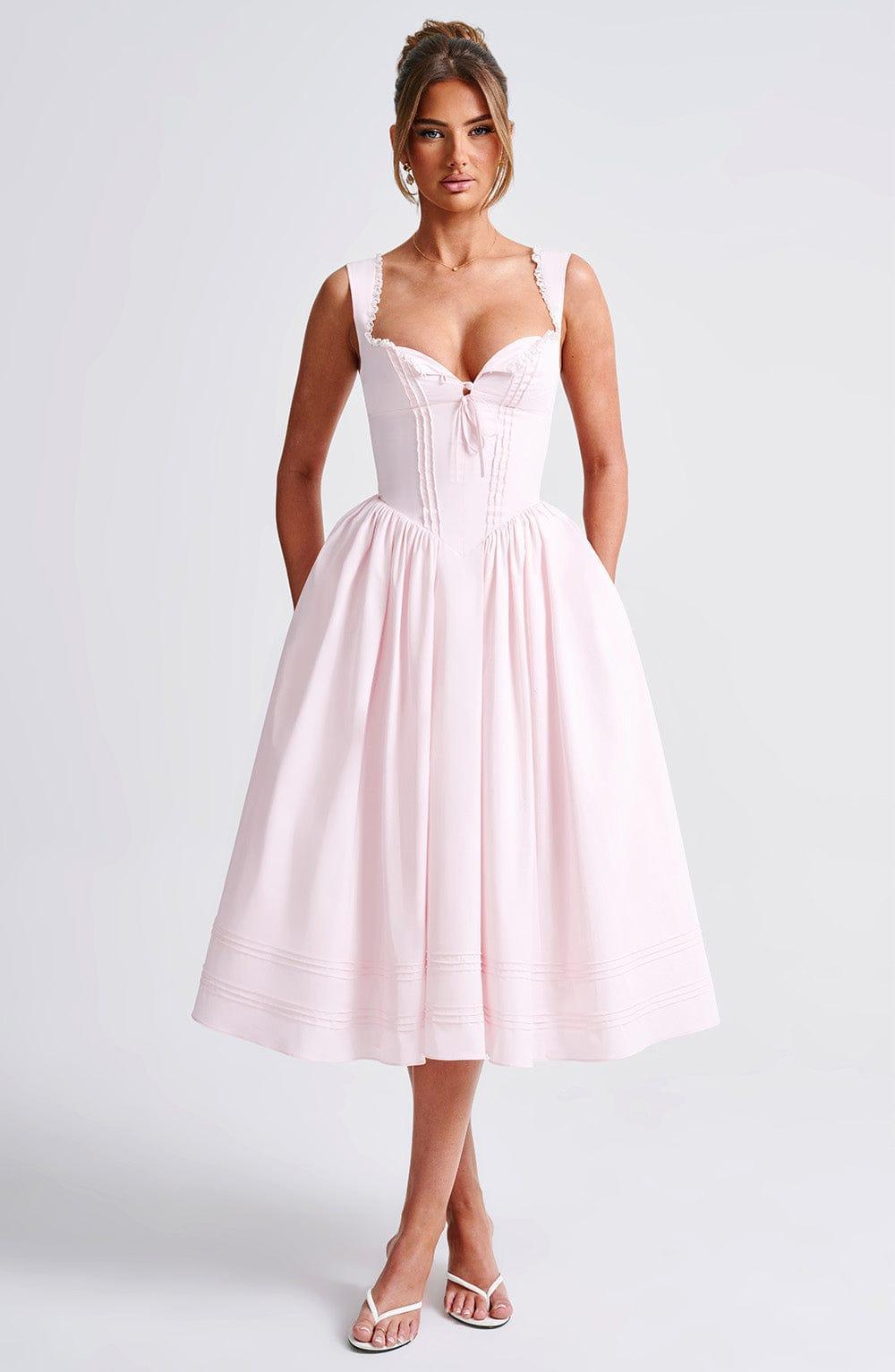 Marlena Midi Dress - Blush Product Image
