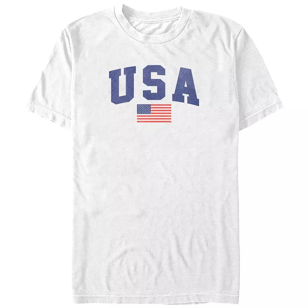 Big & Tall USA Flag Graphic Tee, Men's,  Product Image