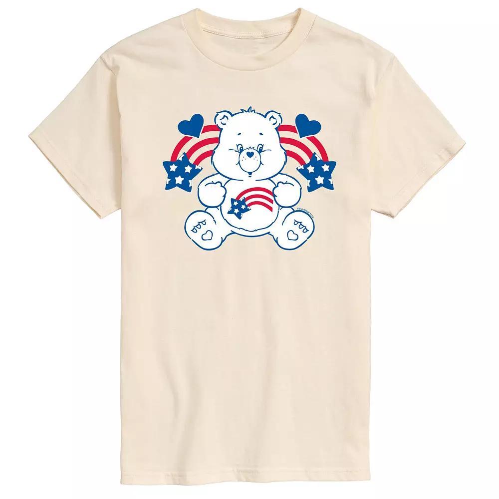 Men's Care Bears America Stars Stripes Graphic Tee,  Product Image