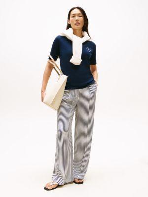 Regular Fit Circle Logo Stretch Polo Product Image