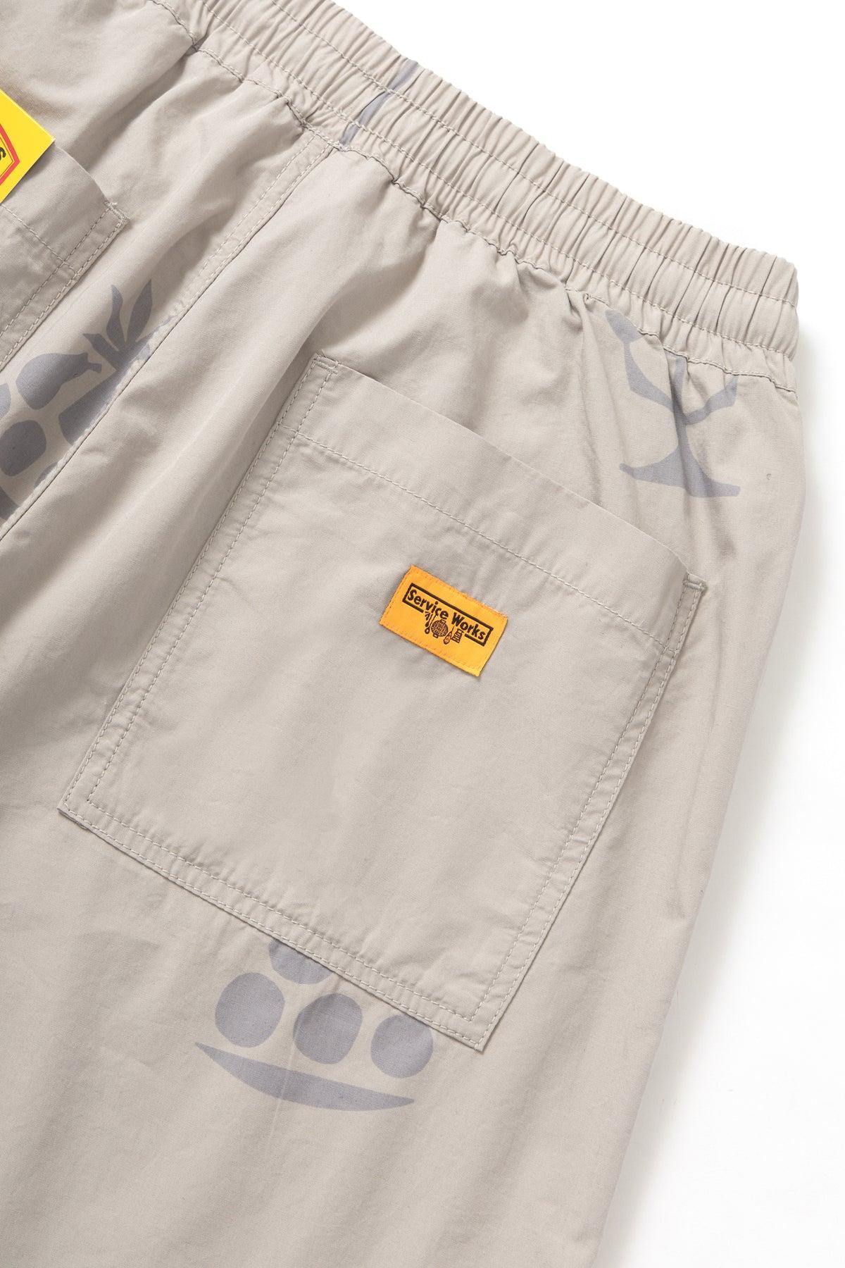Service Works - Nourish Printed Chef Shorts - Stone Product Image