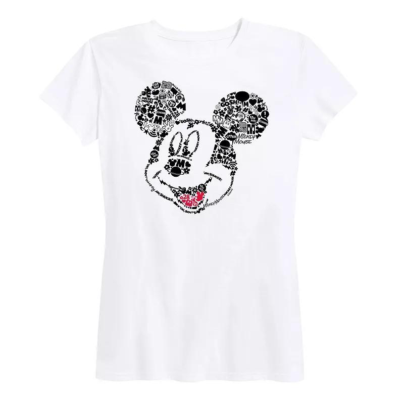 Disney's Mickey Mouse Women's Iconic Fill Graphic Tee,  Product Image