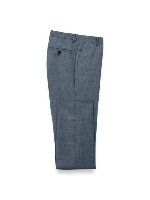 Wool Sharkskin Pants - Charcoal Product Image