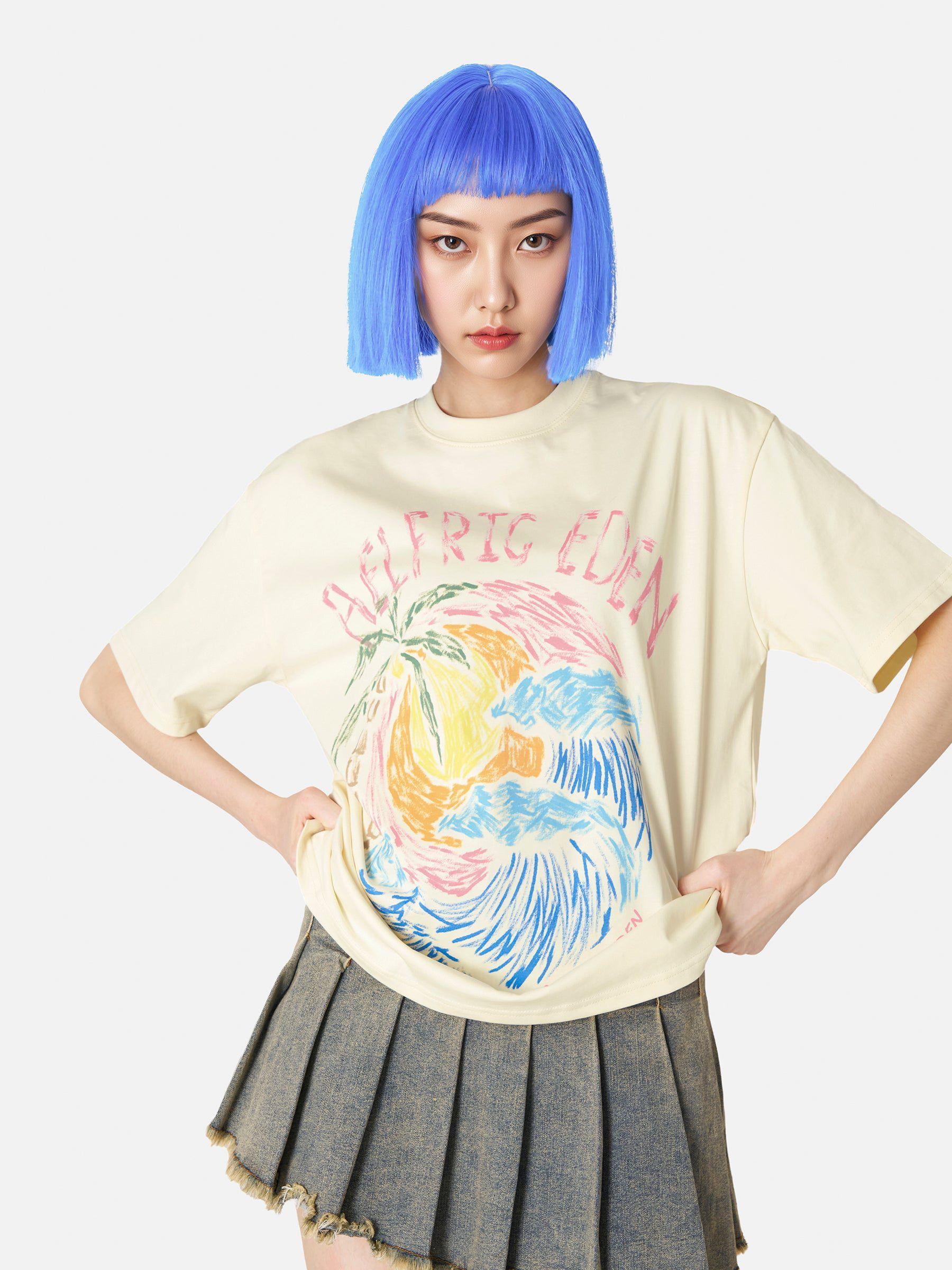 Aelfric Eden Graffiti Sunset Print Tee Product Image