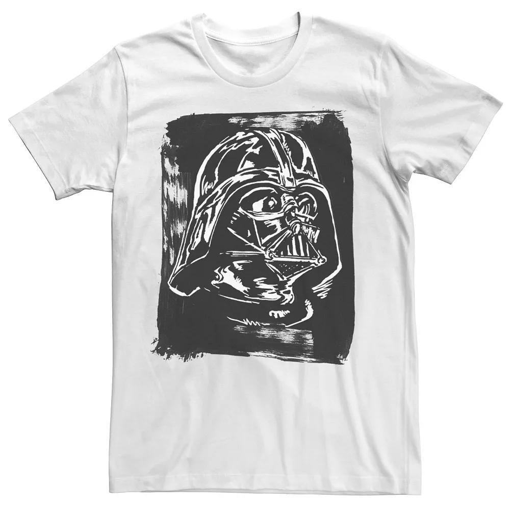 Men's Star Wars Darth Vader Paint Smear Stamp Tee,  Product Image