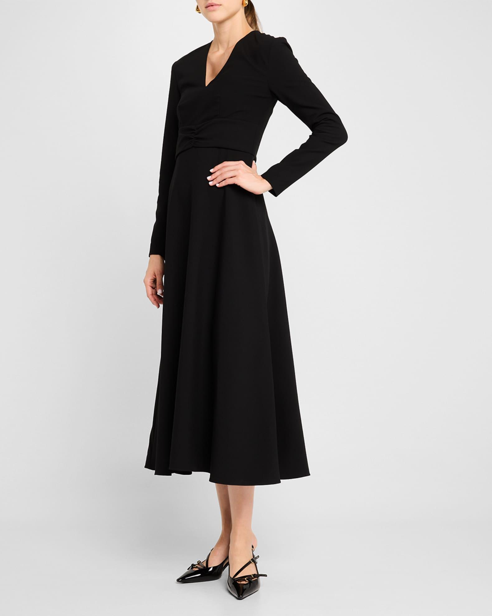 Cruz A-Line Empire Midi Dress Product Image