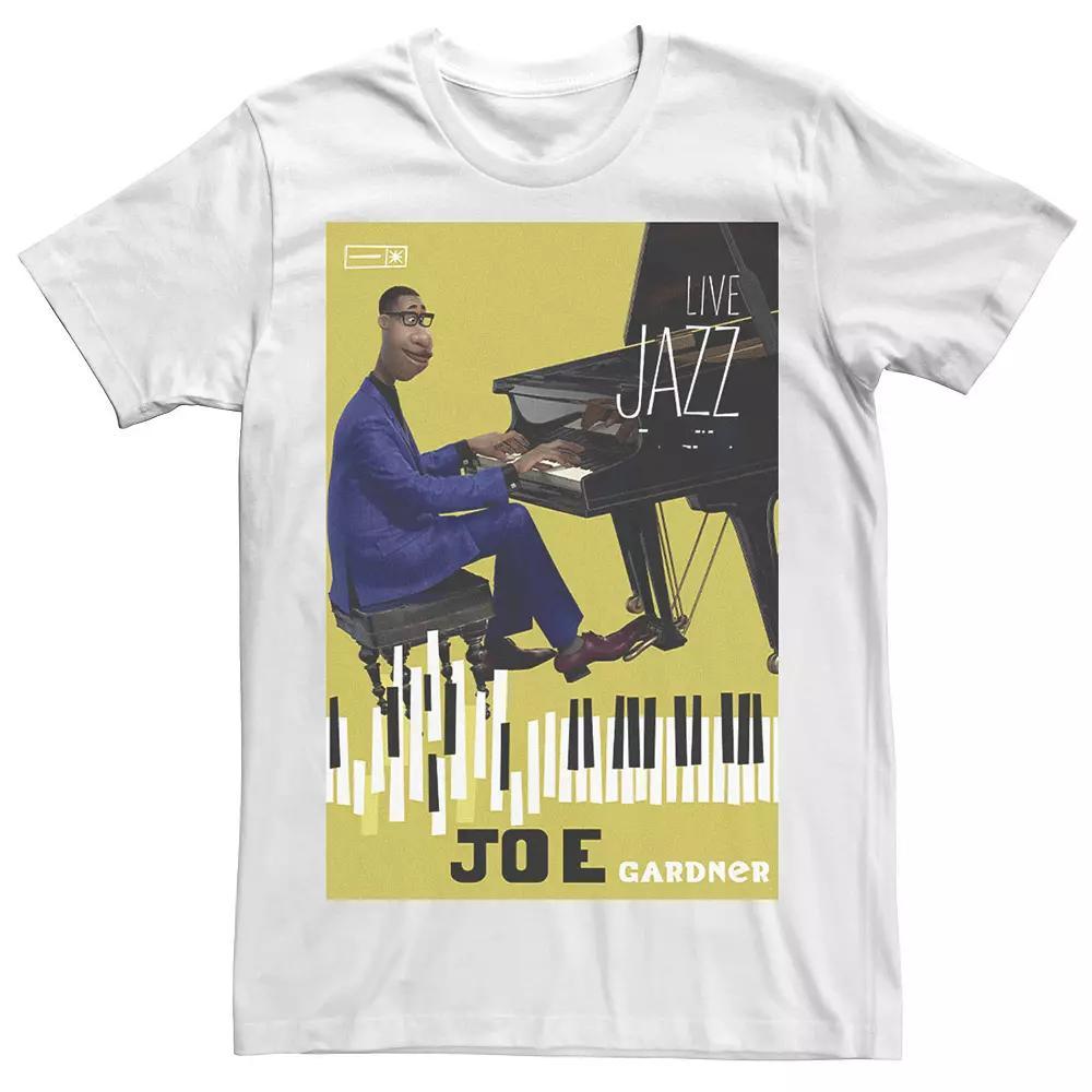 Disney / Pixar's Soul Joe Men's Live Jazz Poster Tee,  Product Image