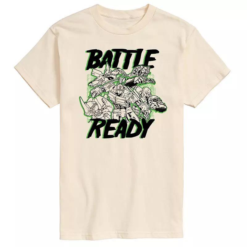 Big & Tall Transformers Battle Ready Graphic Tee, Men's, Size: Large Tall, Gray Product Image