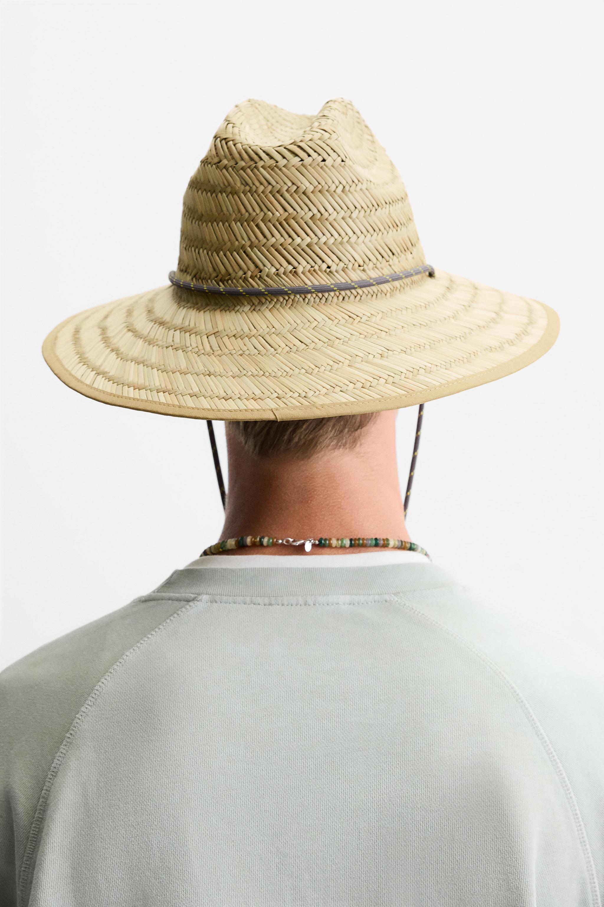 TIED WOVEN HAT Product Image