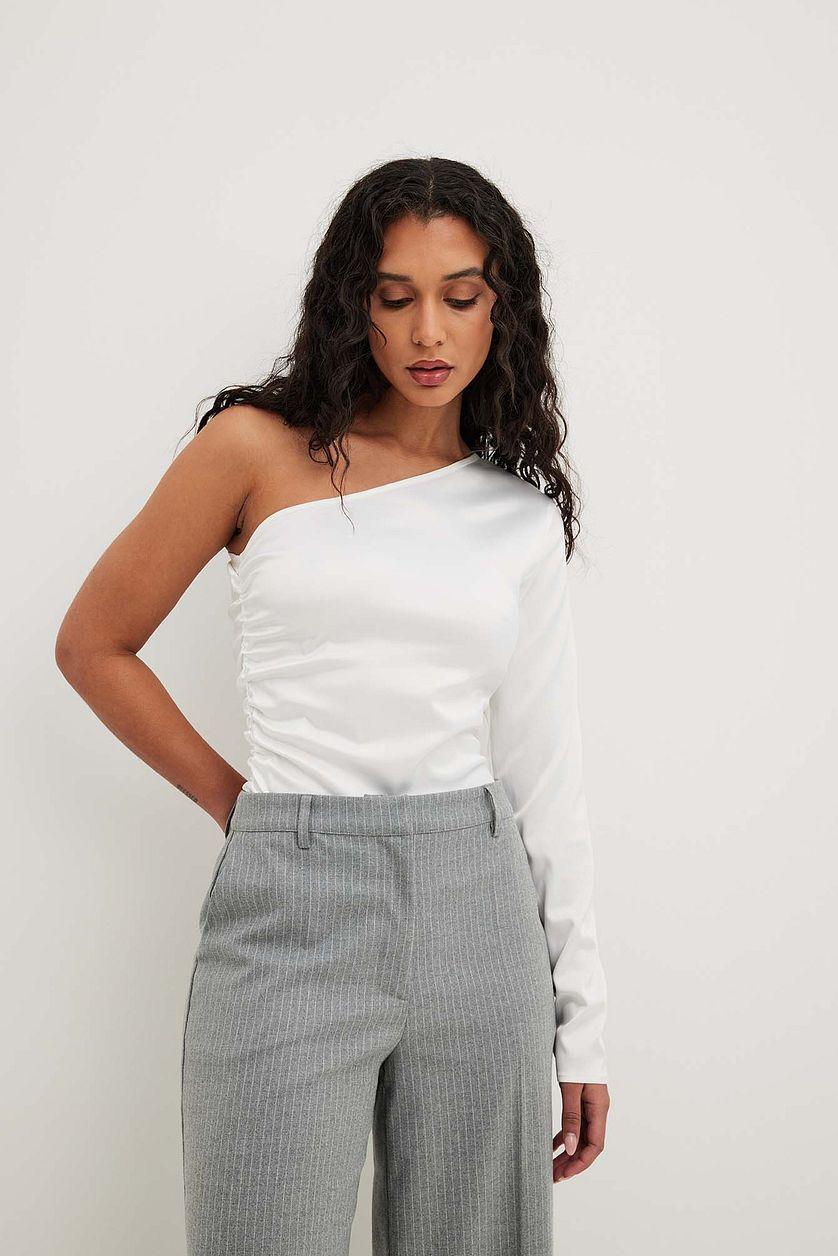 Gathered Front Satin Body Product Image