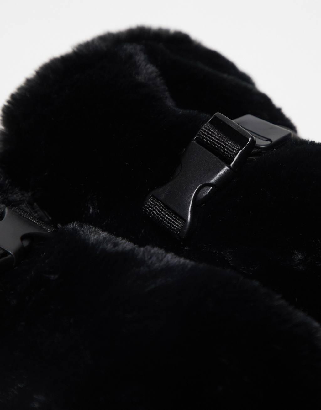 ASOS 4505 Ski faux fur mittens Product Image