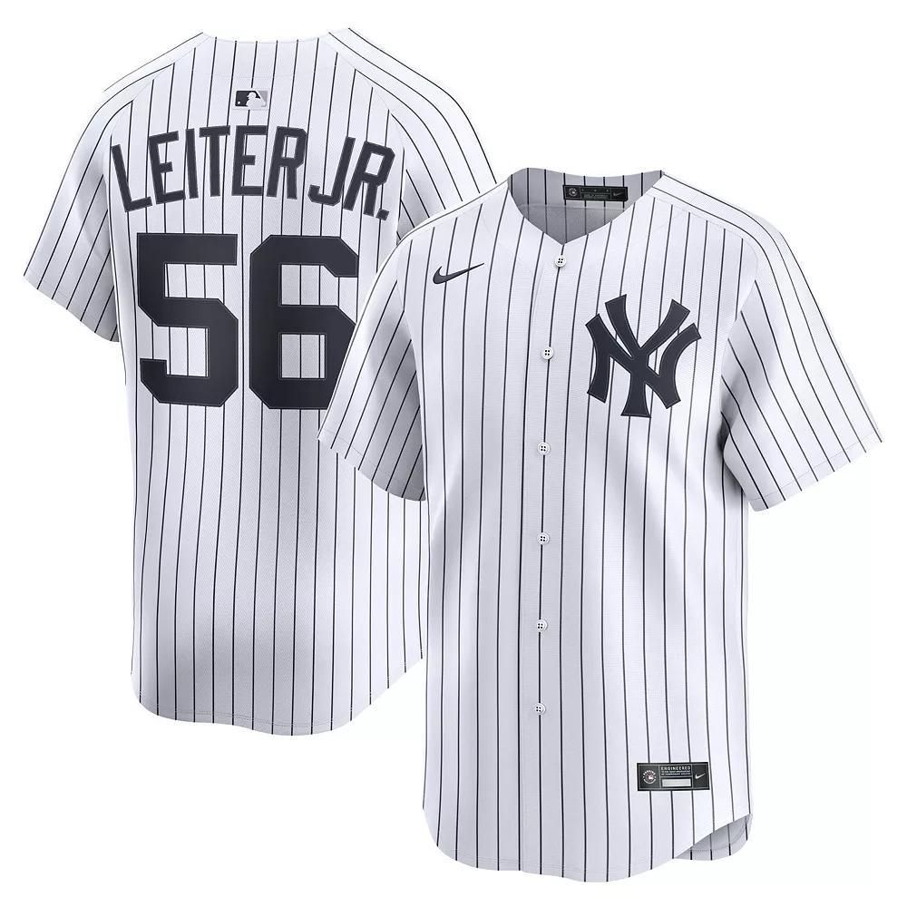 Men's Nike Mark Leiter Jr. White New York Yankees Home Limited Player Jersey,  Product Image