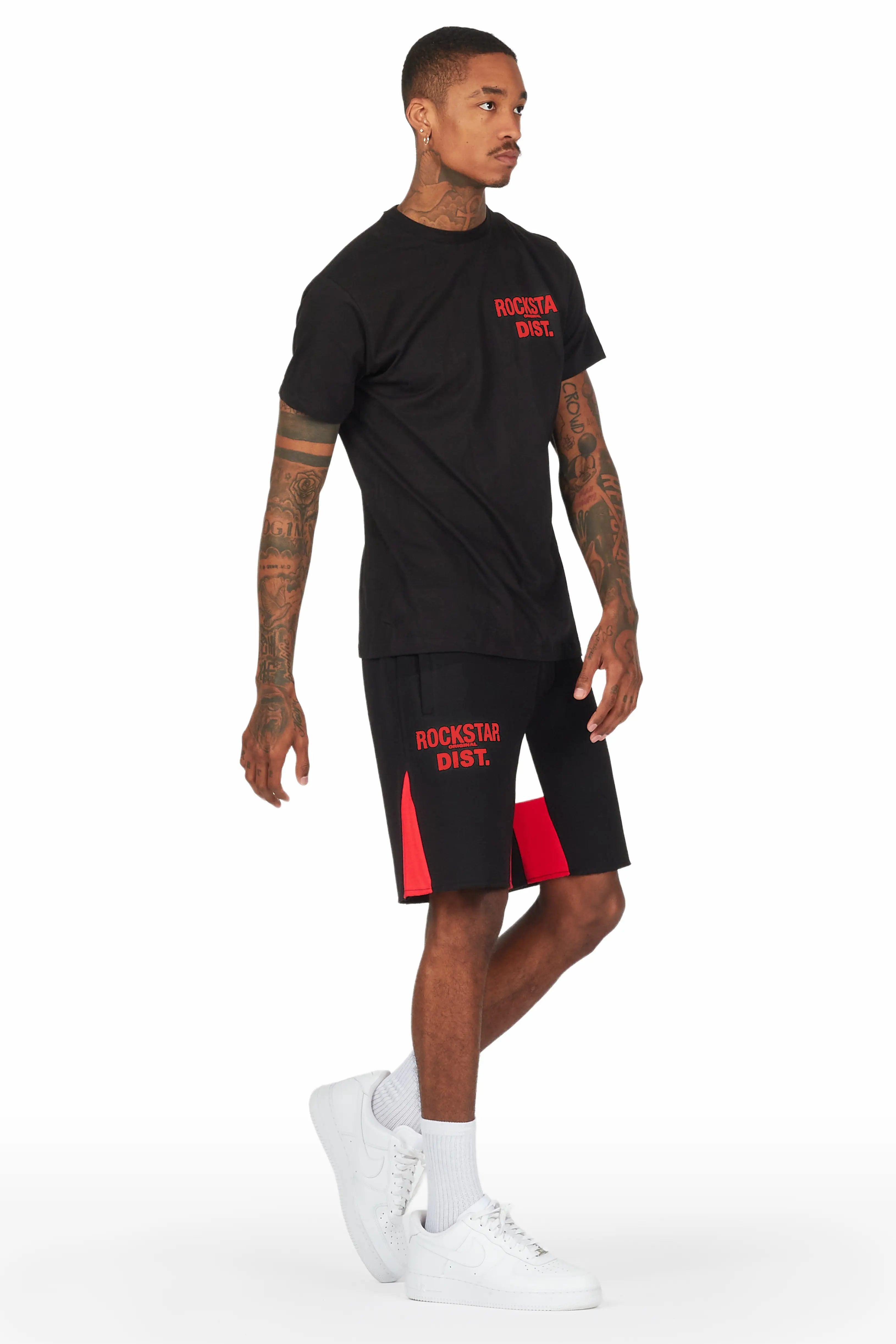 Buck 3.0 Black T-Shirt Short Set Male Product Image