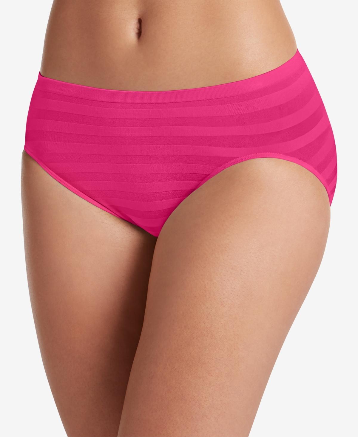 Jockey® Matte & Shine Seamfree® Hi Cut Panty - 1306 Product Image