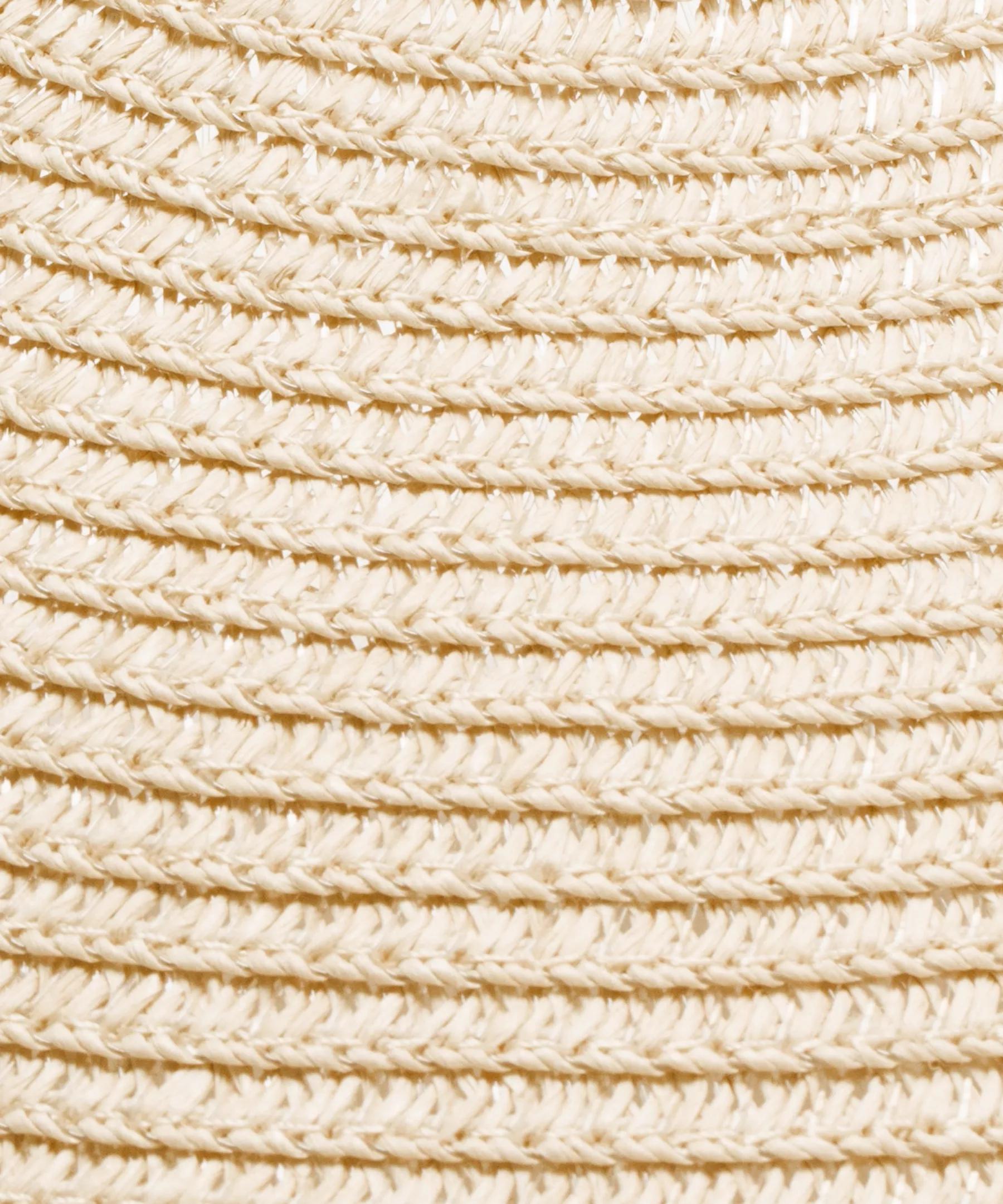 Women's Paper Straw Removable Sweatband Visor Product Image