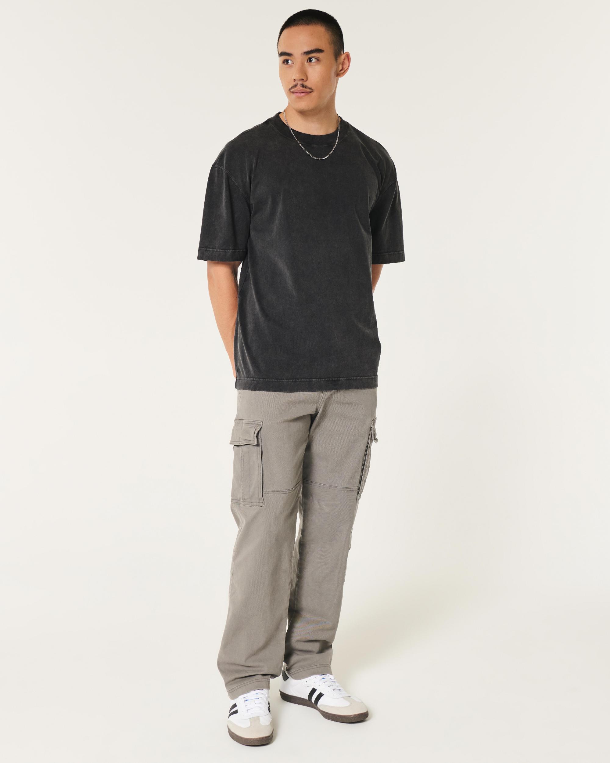 Dalix Mens Lil Smile Heavy Weight Cotton Tee Product Image