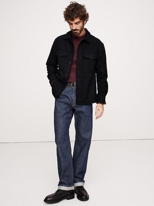 Relaxed-Fit Wool-Blend Overshirt Product Image